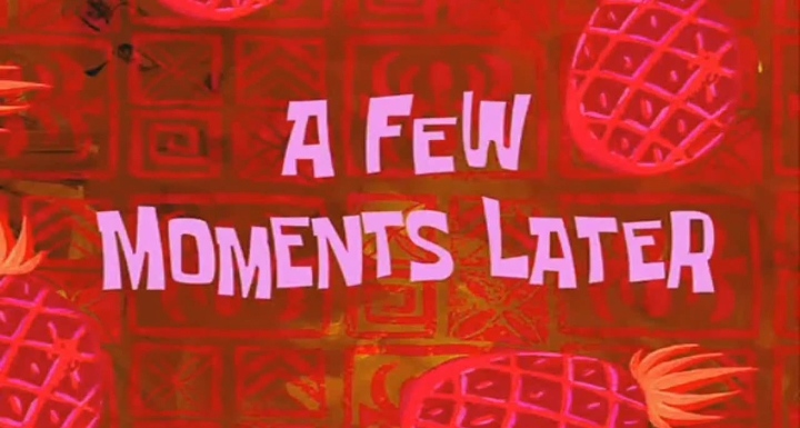 A few moments later video meme template