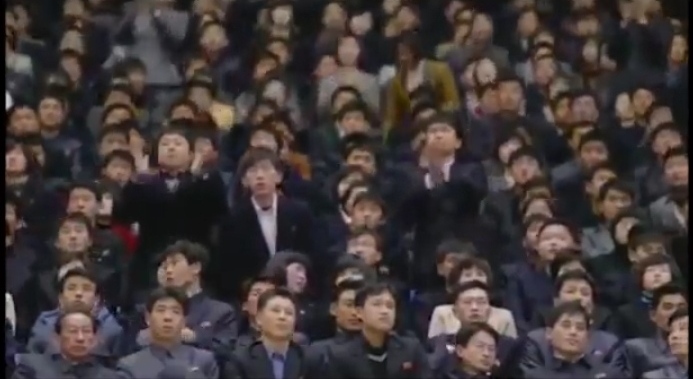 Crowd clapping video meme template