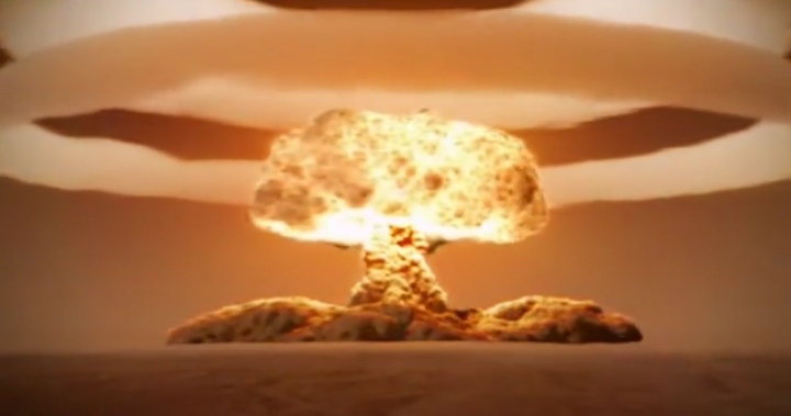 Nuclear explosion video meme template