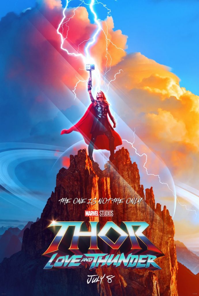 Thor: Love and Thunder Poster Thor lightning 