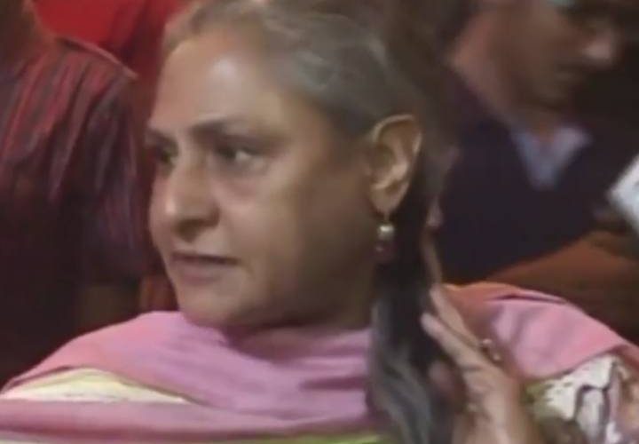 Jaya Bachchan angry on reporter video meme template