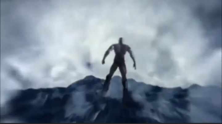 Kratos jumping off a cliff Video Meme