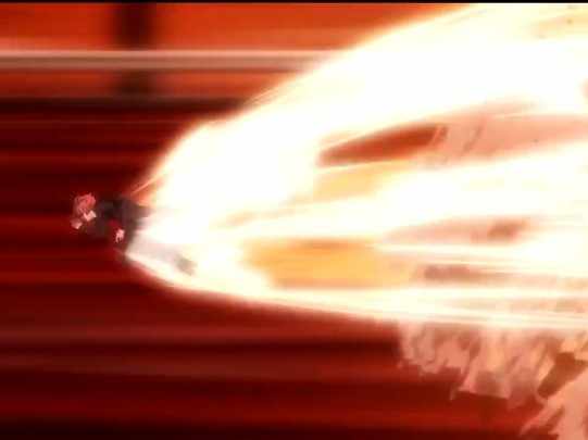Anime boy running from atomic explosion Video Meme