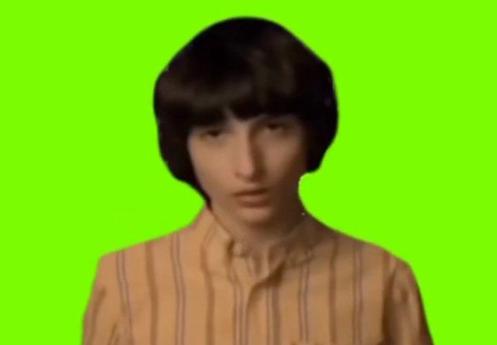 Mike snapping fingers green screen video meme